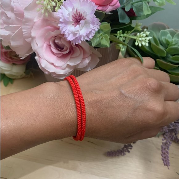 3ml Lucky Red String Bracelets Double Adjustable - Picture 10 of 12